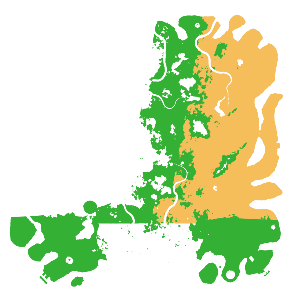 Biome Rust Map: Procedural Map, Size: 6000, Seed: 675657