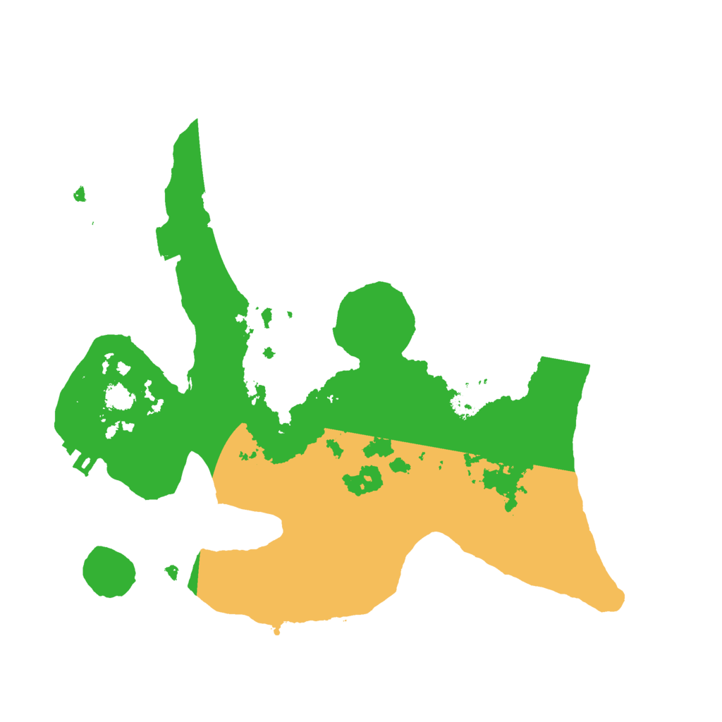 Biome Rust Map: Procedural Map, Size: 2500, Seed: 66493565