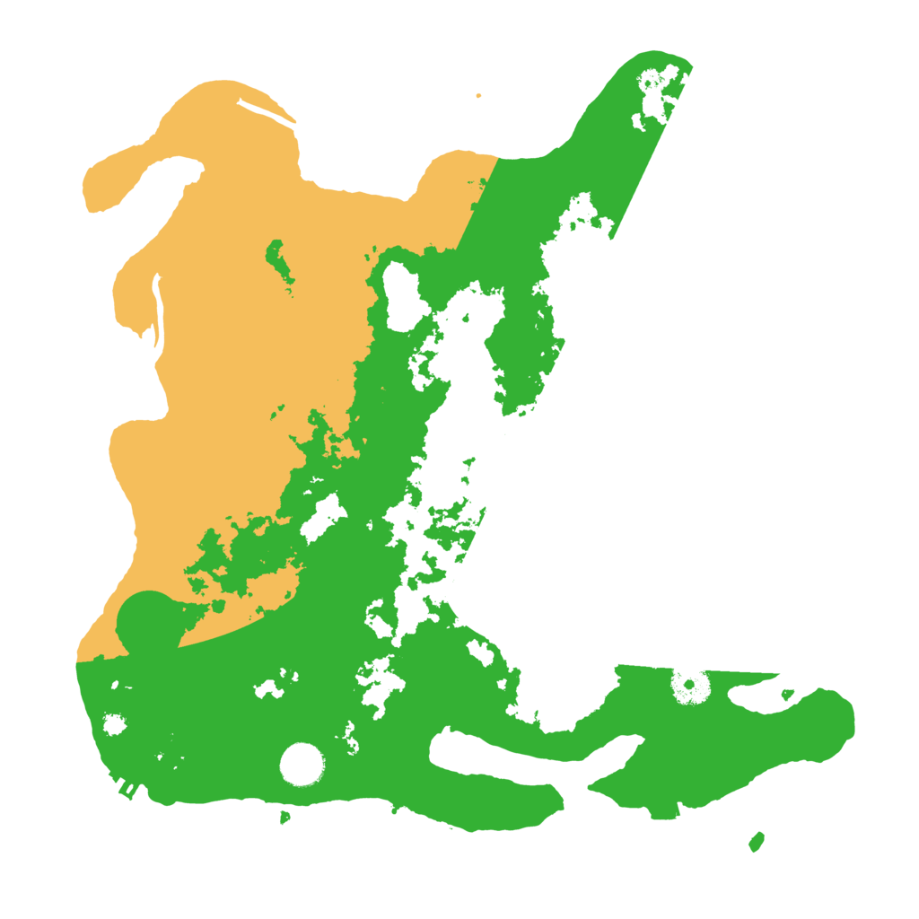 Biome Rust Map: Procedural Map, Size: 3700, Seed: 58137