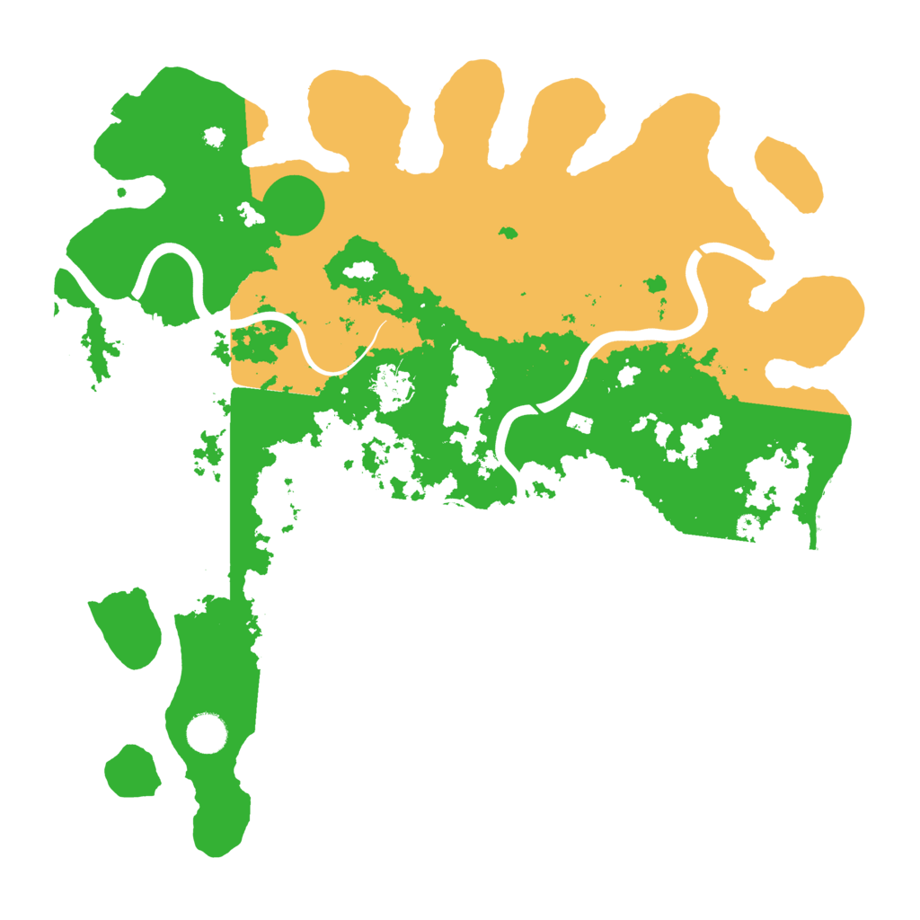 Biome Rust Map: Procedural Map, Size: 3999, Seed: 708292644