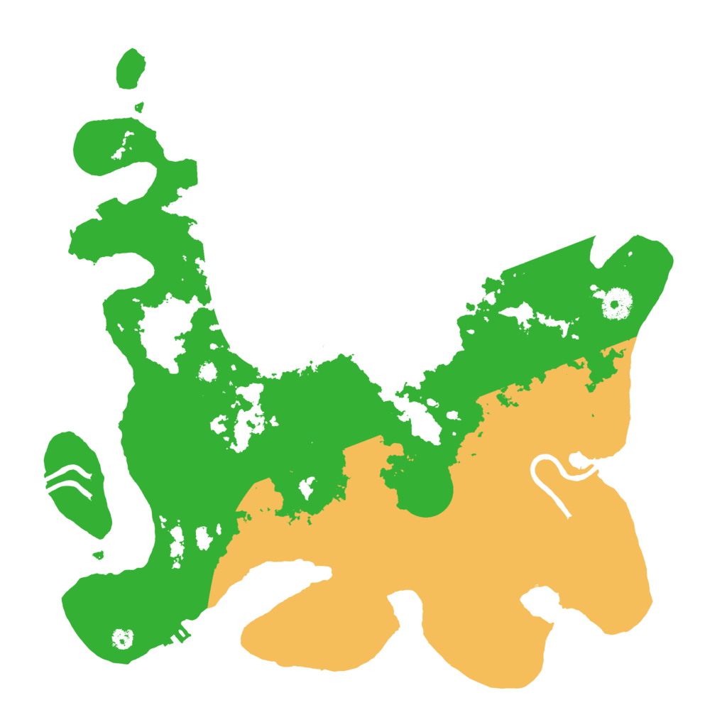 Biome Rust Map: Procedural Map, Size: 3500, Seed: 1872162459