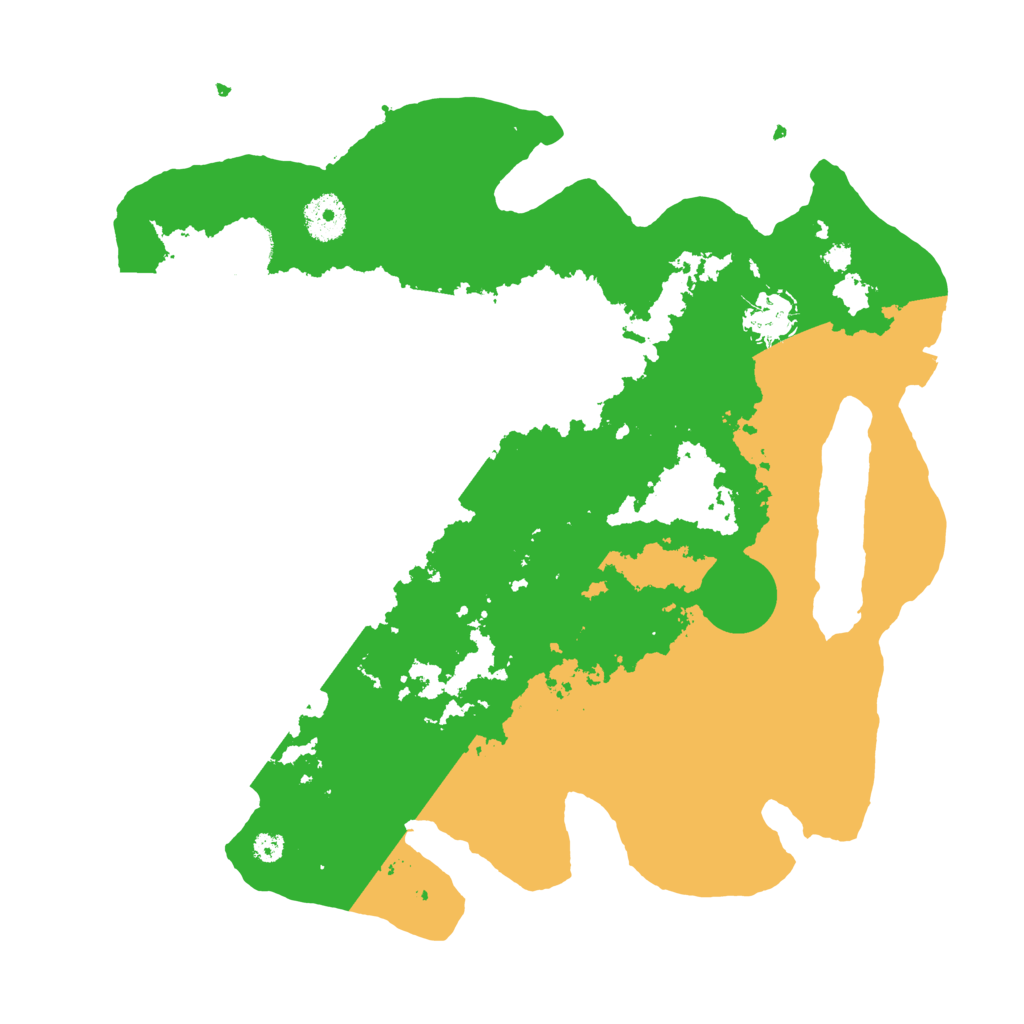 Biome Rust Map: Procedural Map, Size: 3500, Seed: 609014442