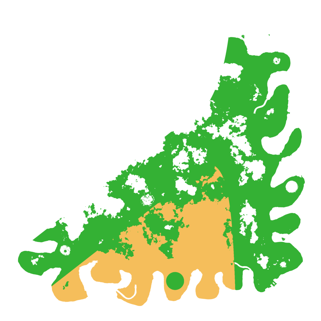 Biome Rust Map: Procedural Map, Size: 4738, Seed: 2034892