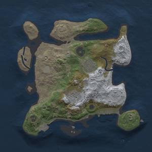 Thumbnail Rust Map: Procedural Map, Size: 2500, Seed: 28006, 8 Monuments