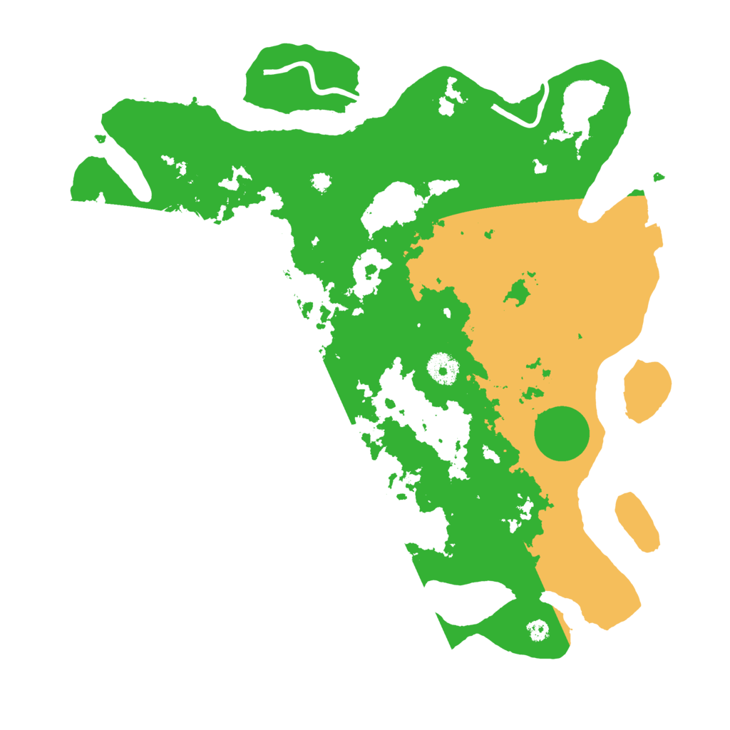 Biome Rust Map: Procedural Map, Size: 3500, Seed: 870668232