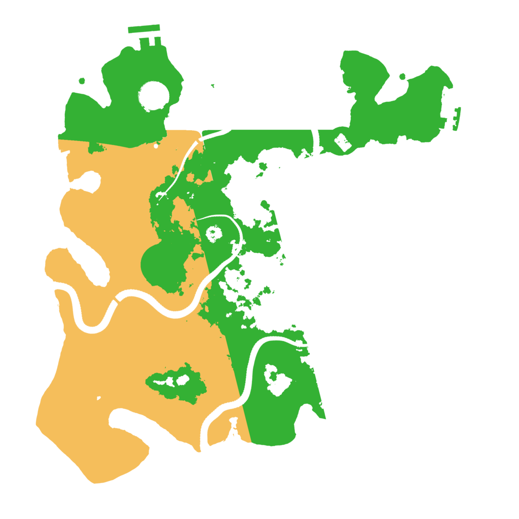 Biome Rust Map: Procedural Map, Size: 3300, Seed: 958042484