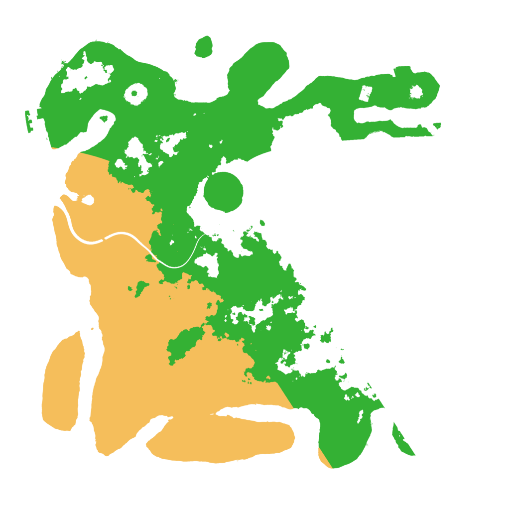 Biome Rust Map: Procedural Map, Size: 3500, Seed: 29405992