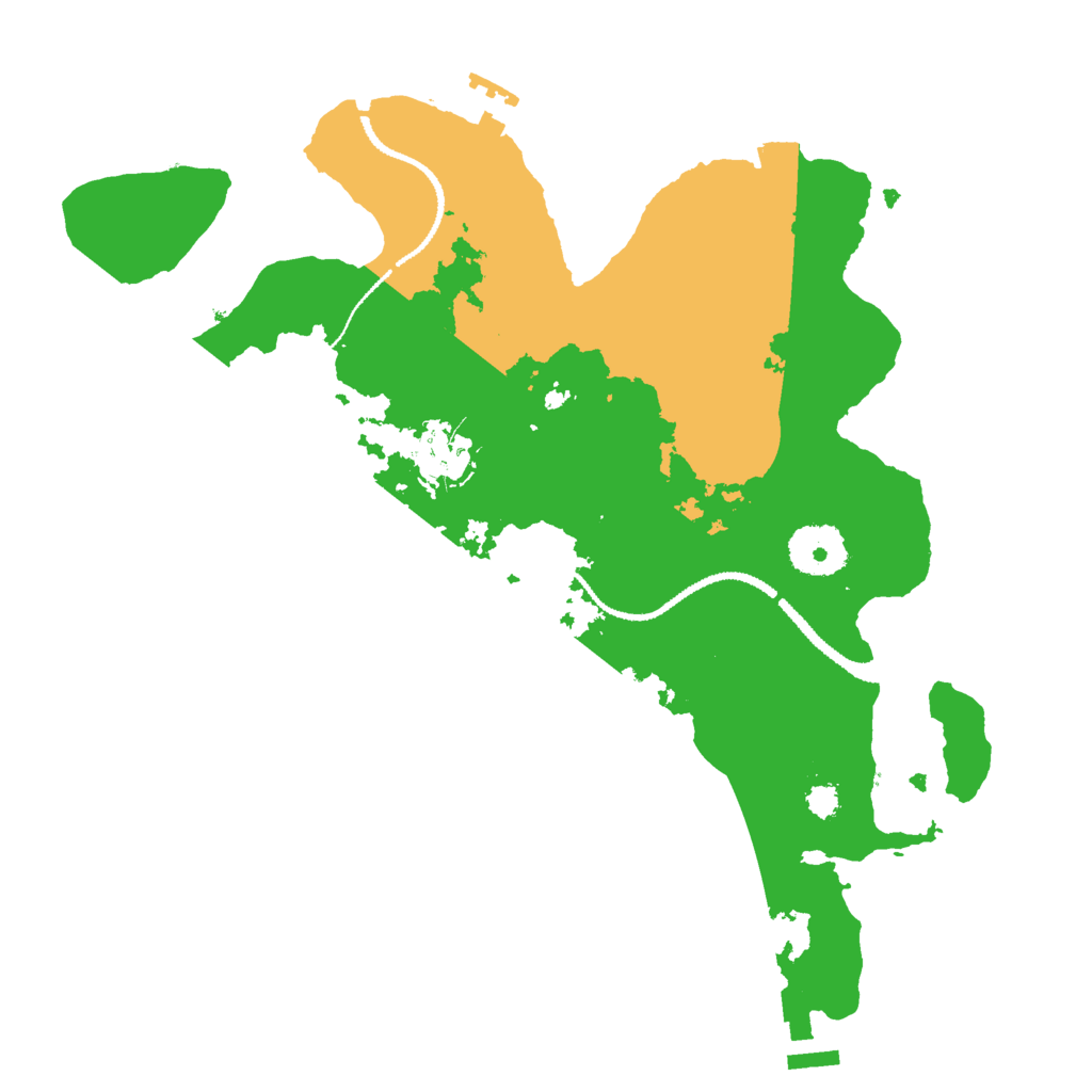 Biome Rust Map: Procedural Map, Size: 3000, Seed: 1947706542