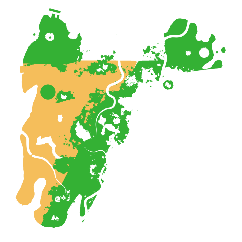 Biome Rust Map: Procedural Map, Size: 4250, Seed: 1586558193