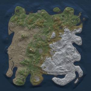 Thumbnail Rust Map: Procedural Map, Size: 4250, Seed: 1586558193, 19 Monuments