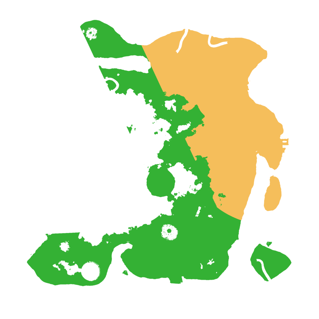 Biome Rust Map: Procedural Map, Size: 3000, Seed: 941868210