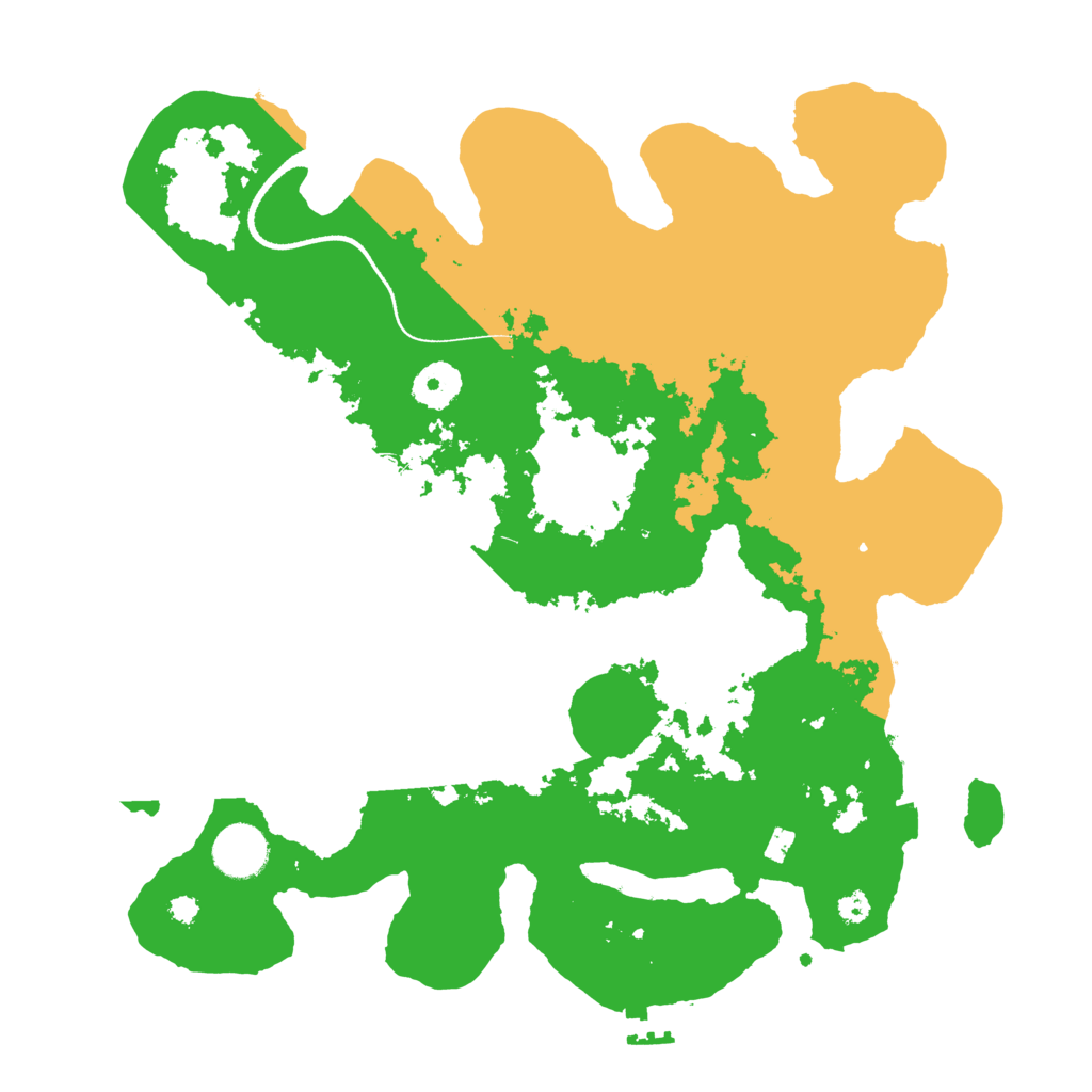 Biome Rust Map: Procedural Map, Size: 3500, Seed: 1687235549