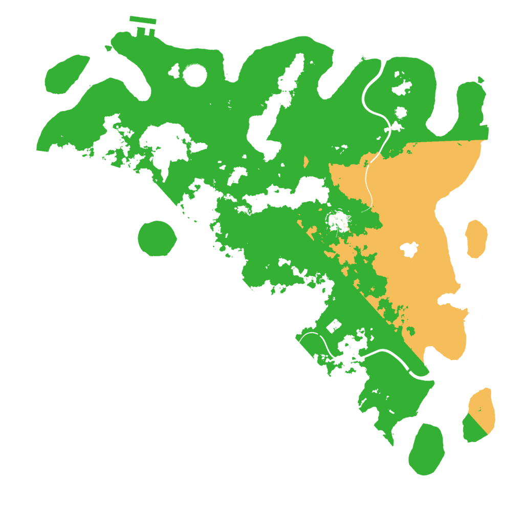 Biome Rust Map: Procedural Map, Size: 4000, Seed: 240819083