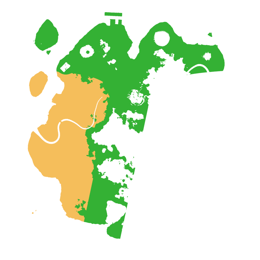 Biome Rust Map: Procedural Map, Size: 3000, Seed: 1599038191