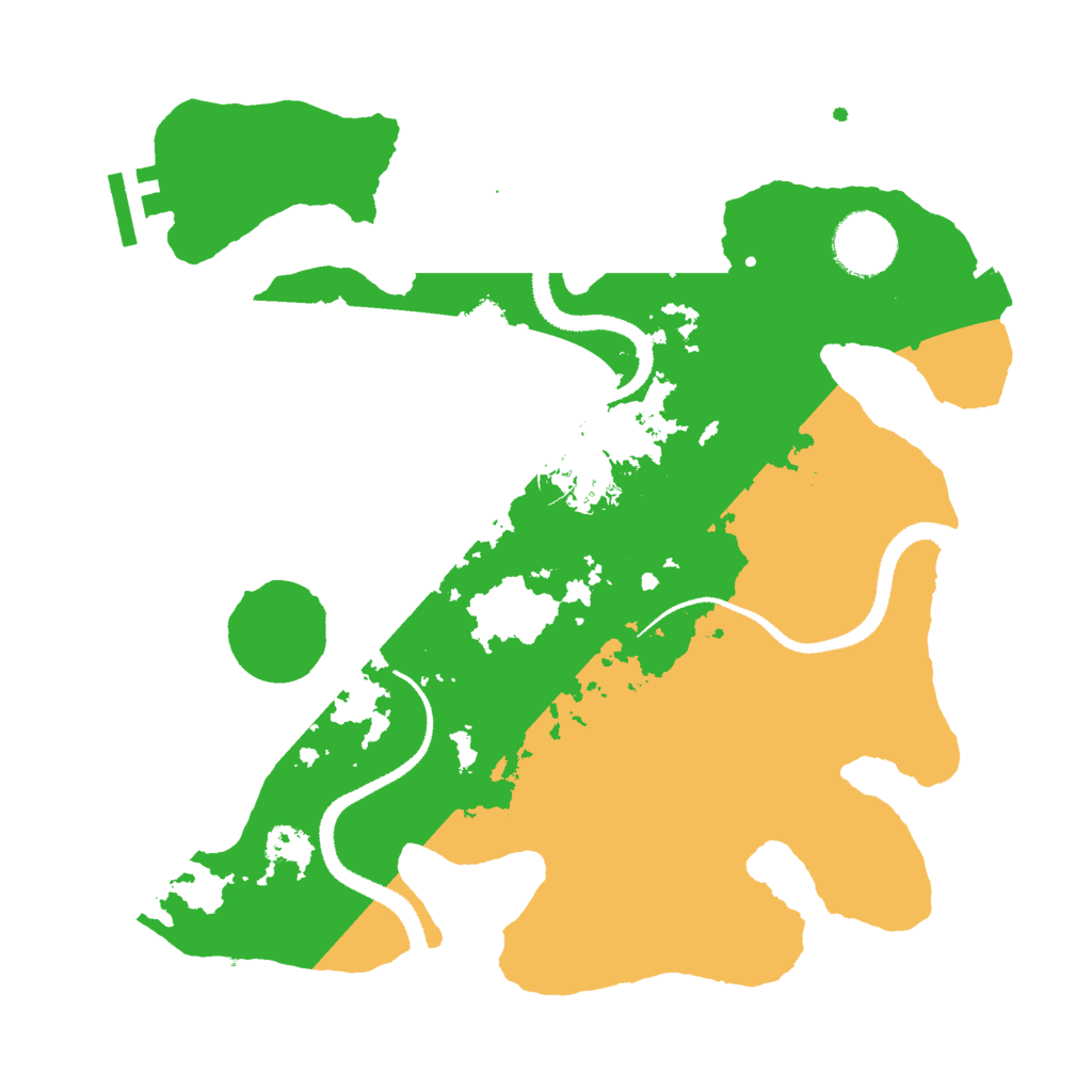 Biome Rust Map: Procedural Map, Size: 3000, Seed: 7564389