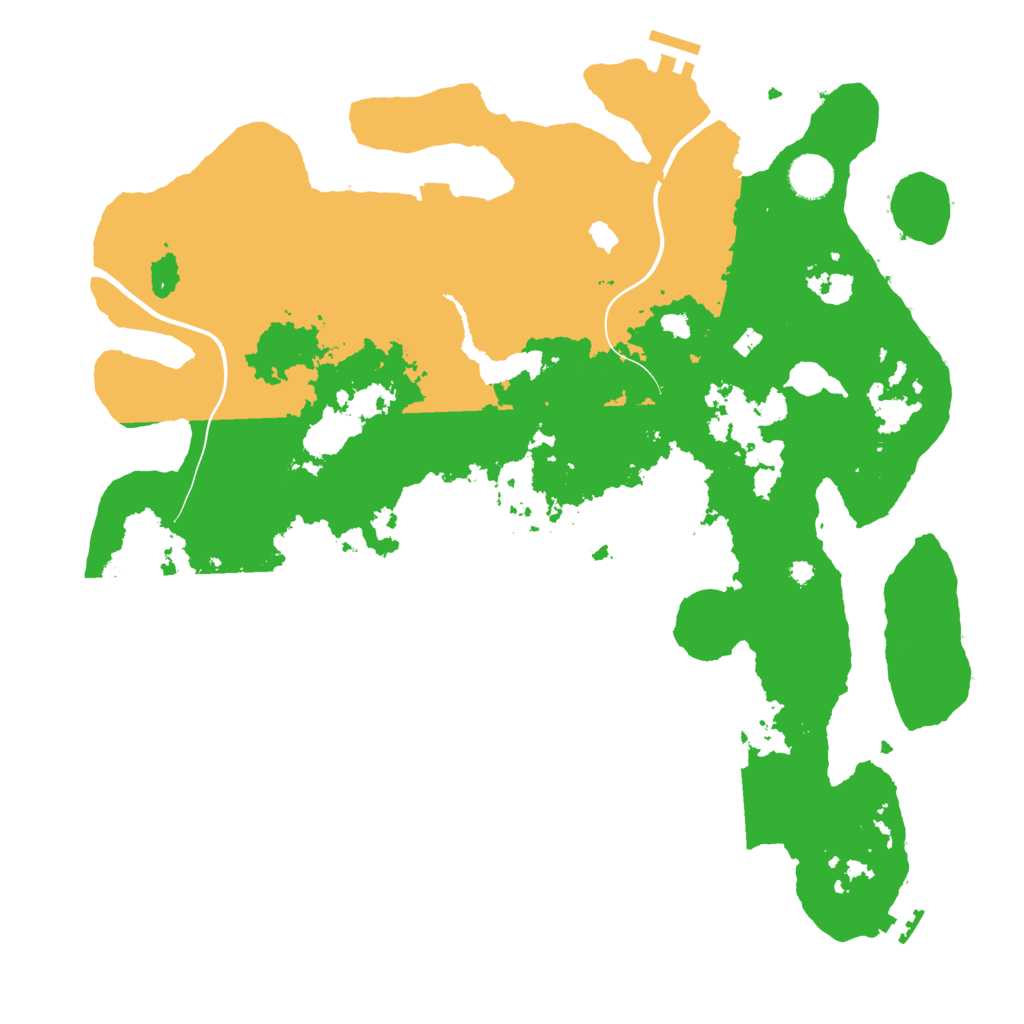 Biome Rust Map: Procedural Map, Size: 4000, Seed: 305568708