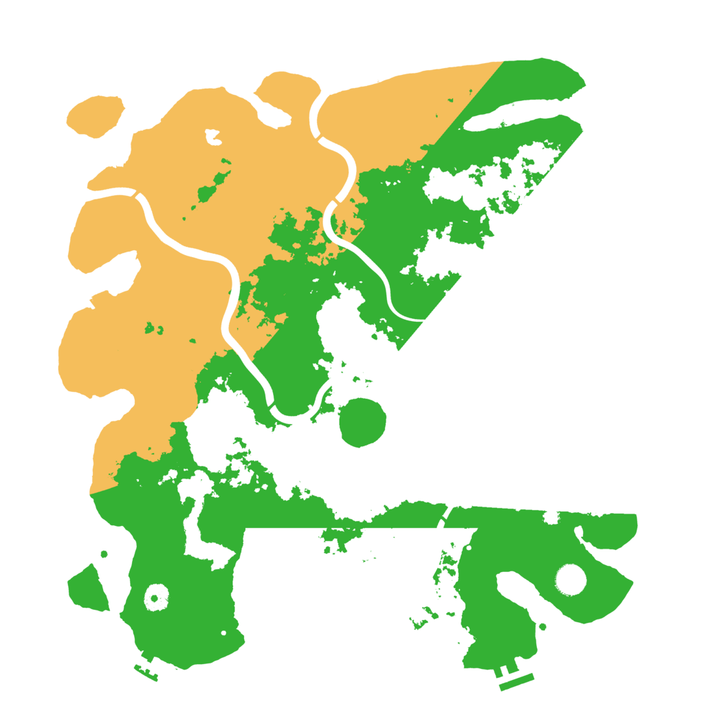 Biome Rust Map: Procedural Map, Size: 4000, Seed: 223456789
