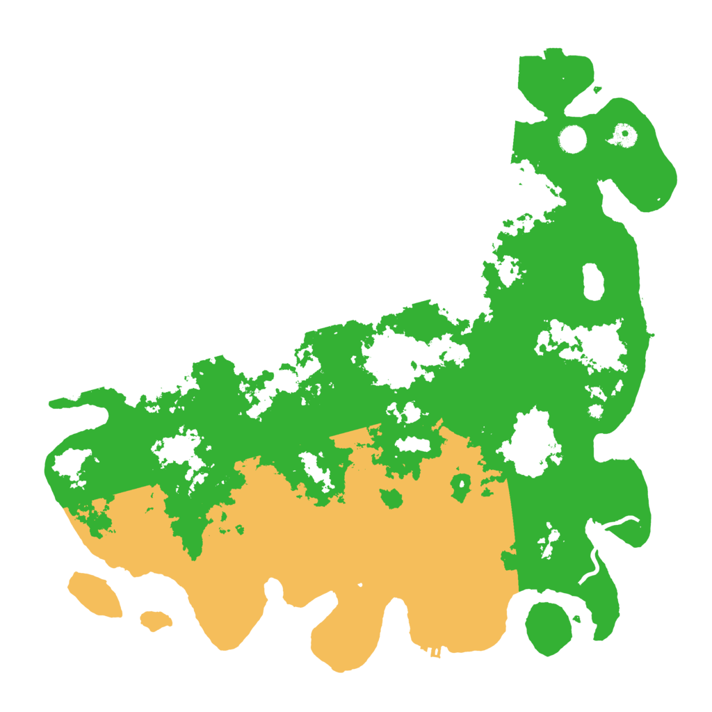 Biome Rust Map: Procedural Map, Size: 4500, Seed: 64820579