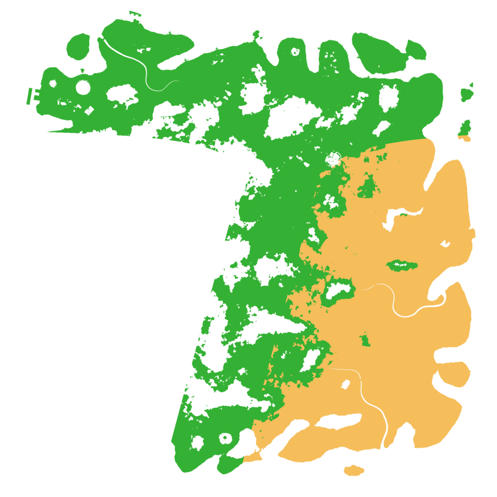Biome Rust Map: Procedural Map, Size: 6000, Seed: 1487229947