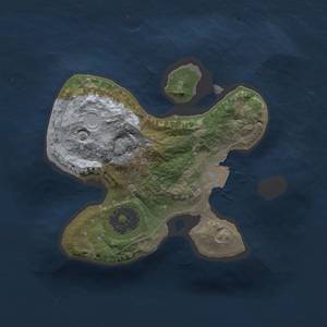 Thumbnail Rust Map: Procedural Map, Size: 1750, Seed: 2032598066, 3 Monuments