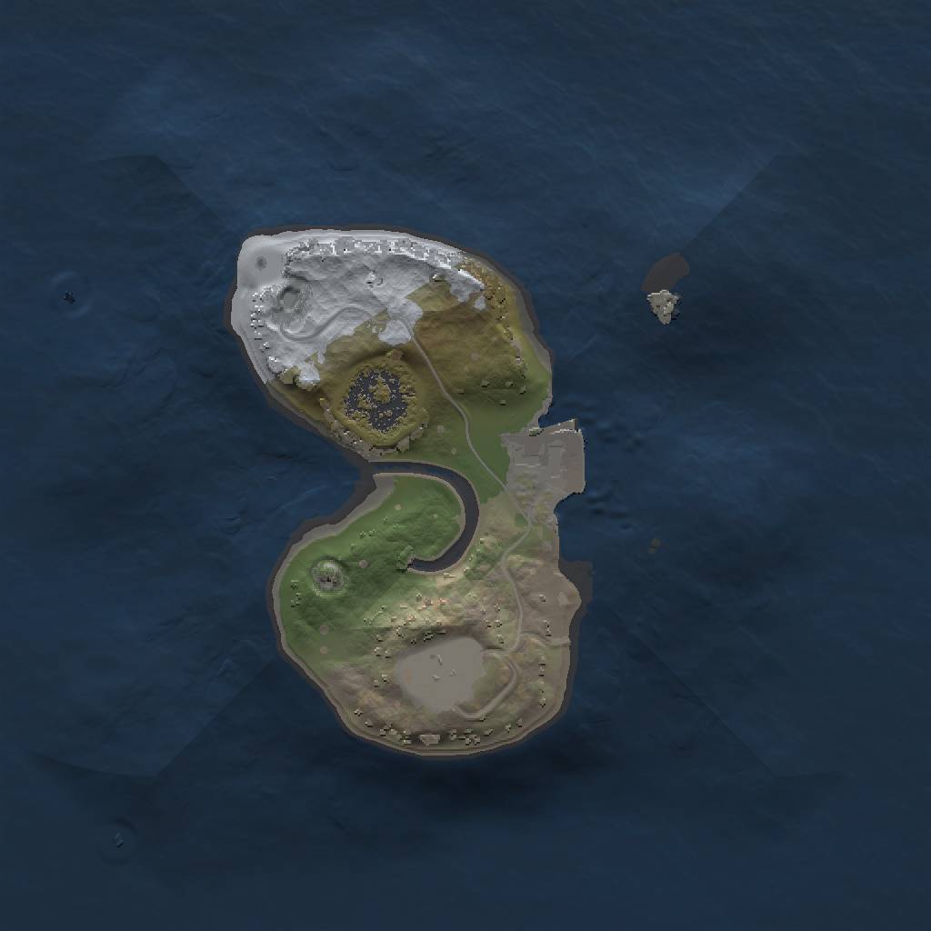 Rust Map: Procedural Map, Size: 1500, Seed: 434632204, 3 Monuments