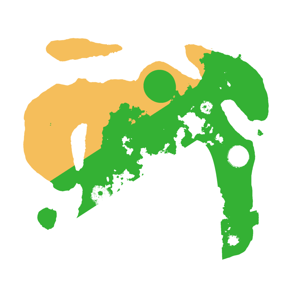 Biome Rust Map: Procedural Map, Size: 2500, Seed: 1661068472