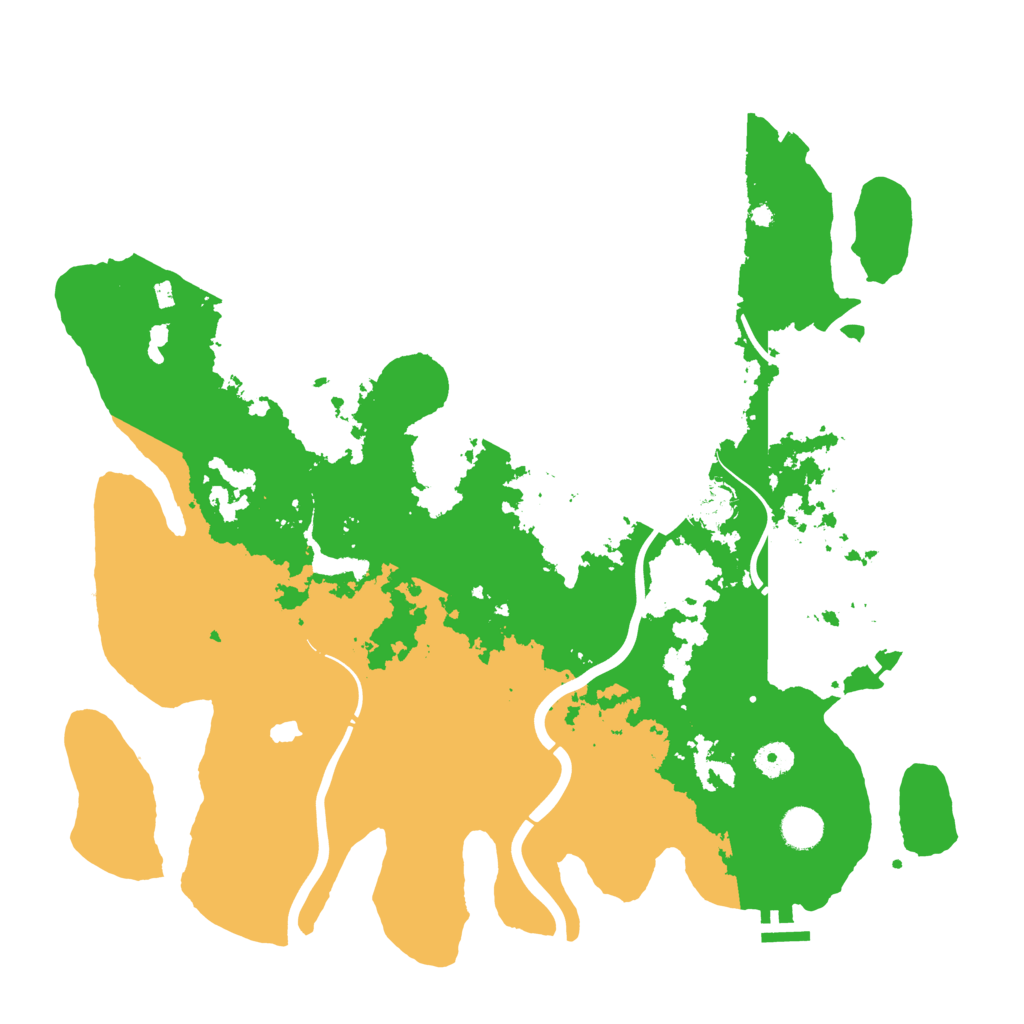 Biome Rust Map: Procedural Map, Size: 4250, Seed: 96578285