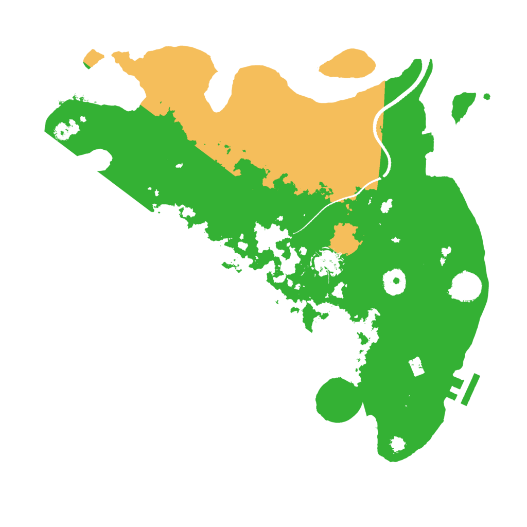 Biome Rust Map: Procedural Map, Size: 3200, Seed: 2022234191
