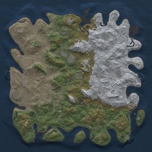 Thumbnail Rust Map: Procedural Map, Size: 4750, Seed: 722260550, 19 Monuments