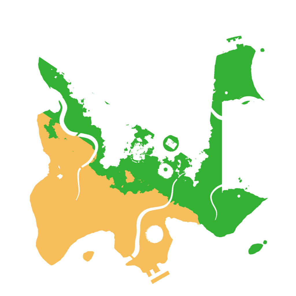 Biome Rust Map: Procedural Map, Size: 3000, Seed: 1706507916