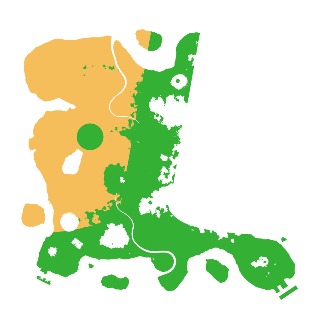 Biome Rust Map: Procedural Map, Size: 3200, Seed: 680704239