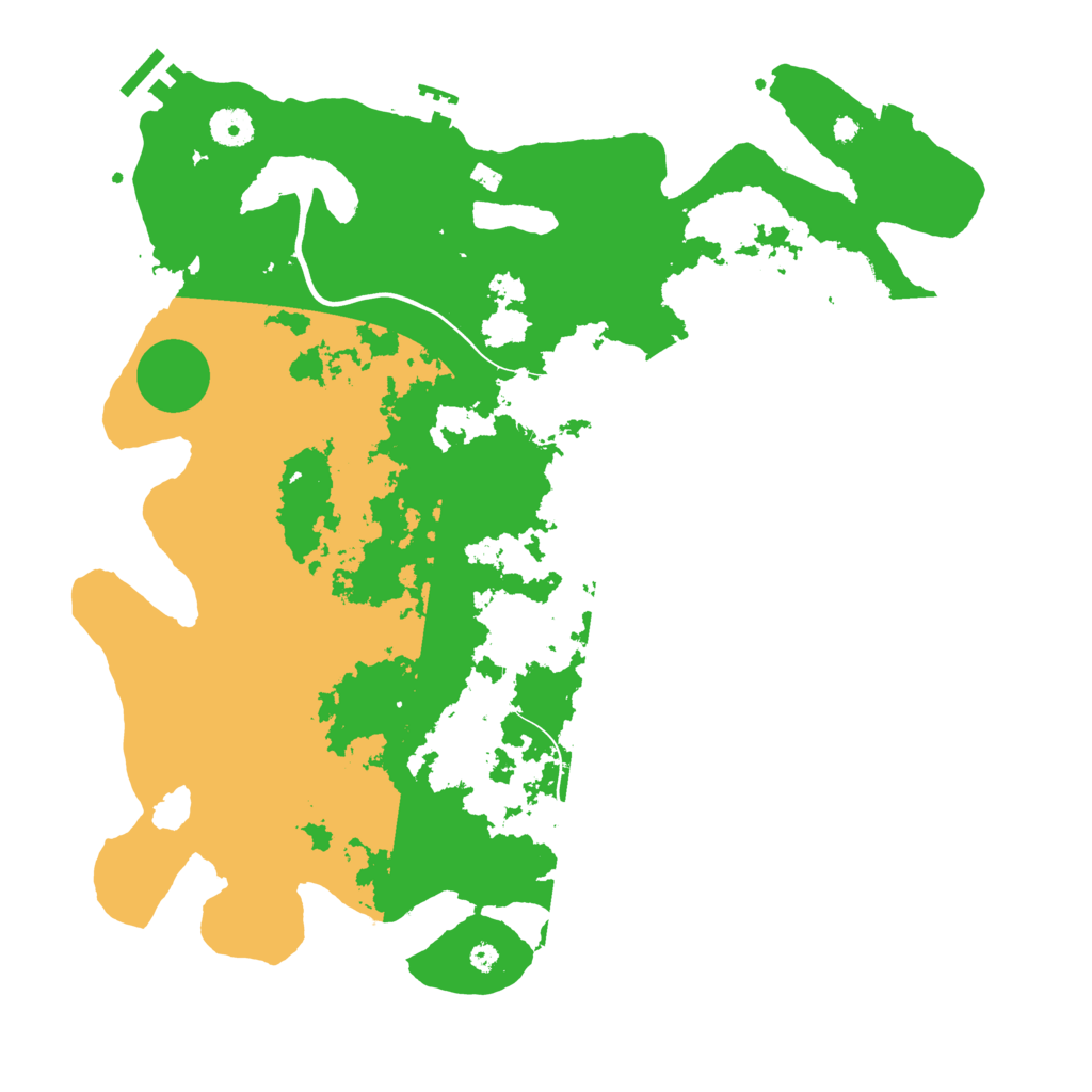 Biome Rust Map: Procedural Map, Size: 3950, Seed: 27792838