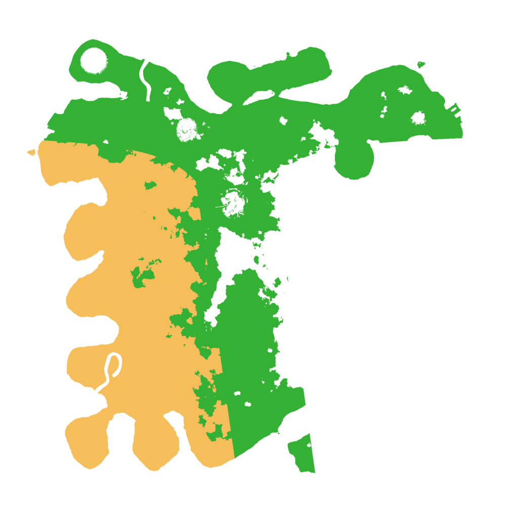 Biome Rust Map: Procedural Map, Size: 3500, Seed: 518812057