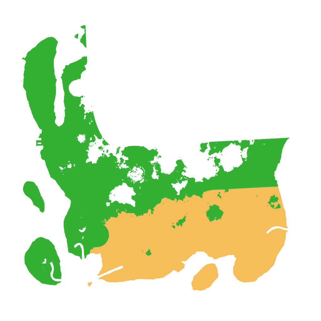 Biome Rust Map: Procedural Map, Size: 3500, Seed: 718806093