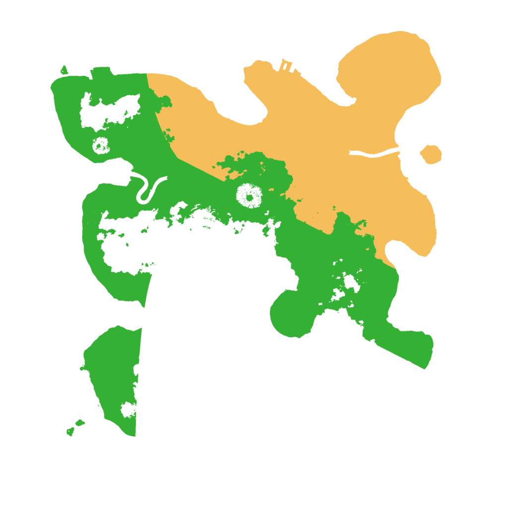 Biome Rust Map: Procedural Map, Size: 3000, Seed: 21283