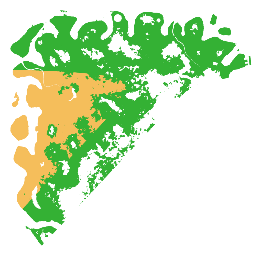 Biome Rust Map: Procedural Map, Size: 6000, Seed: 837388