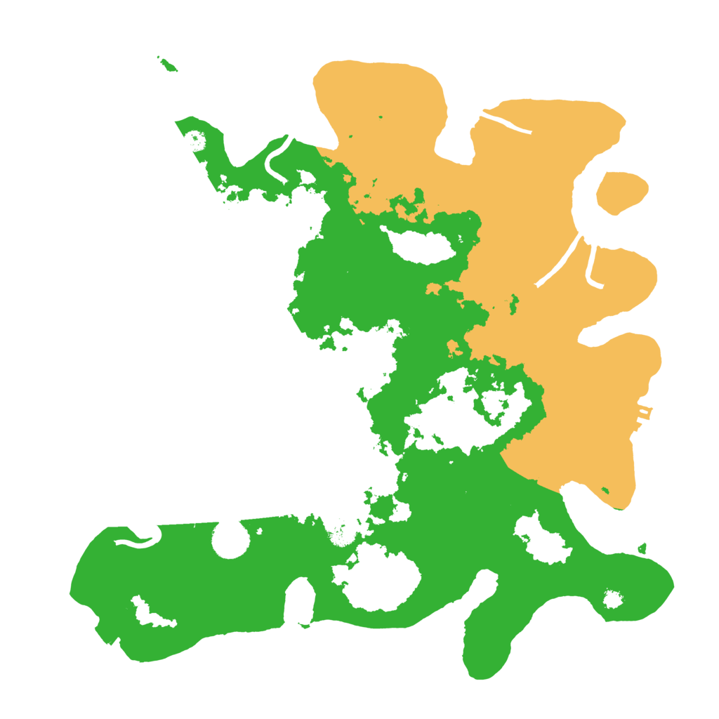 Biome Rust Map: Procedural Map, Size: 3500, Seed: 1015827534