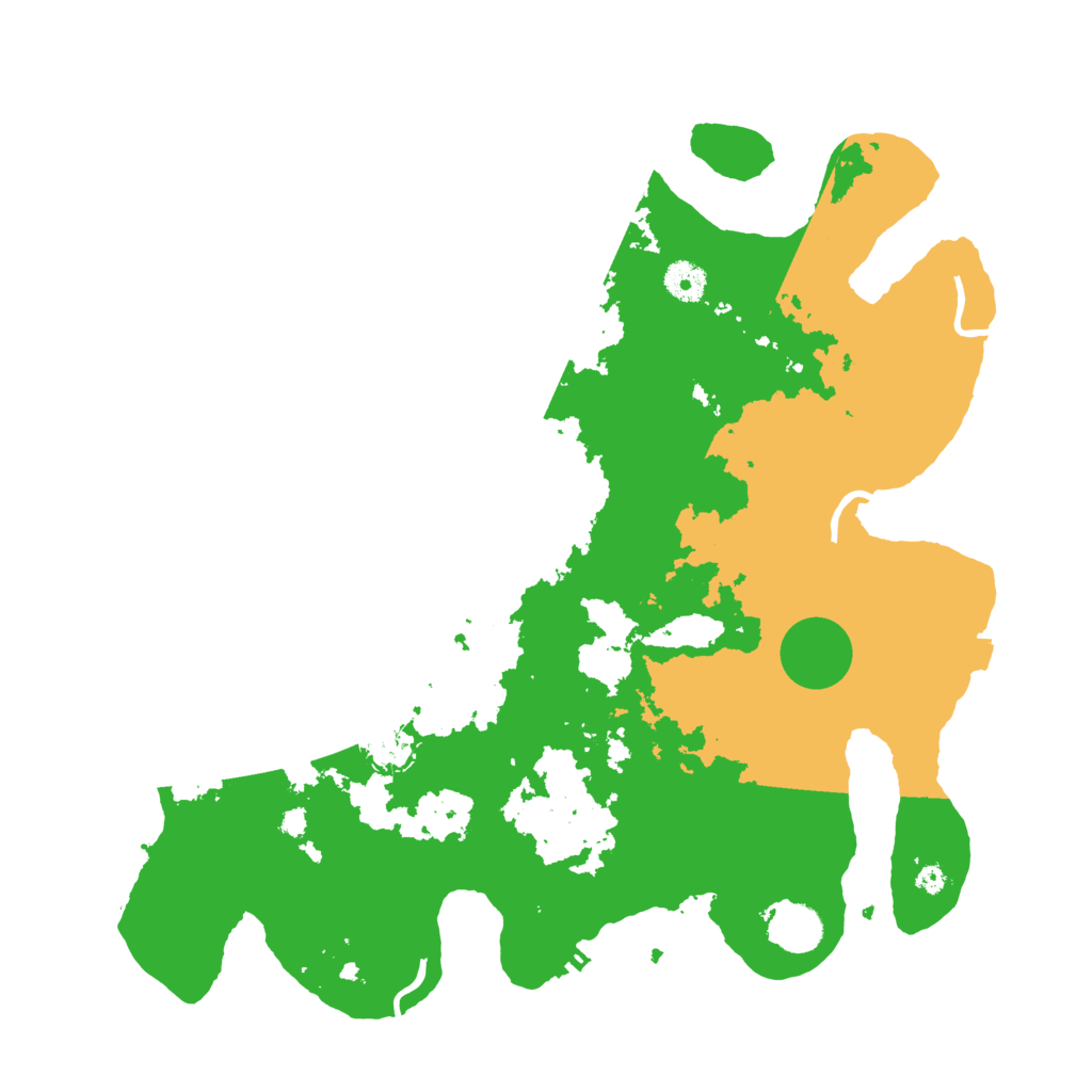 Biome Rust Map: Procedural Map, Size: 4000, Seed: 25203