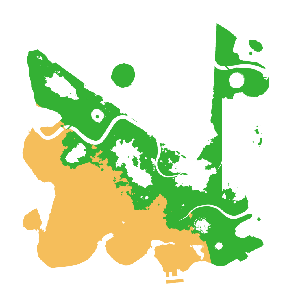 Biome Rust Map: Procedural Map, Size: 3500, Seed: 728300912