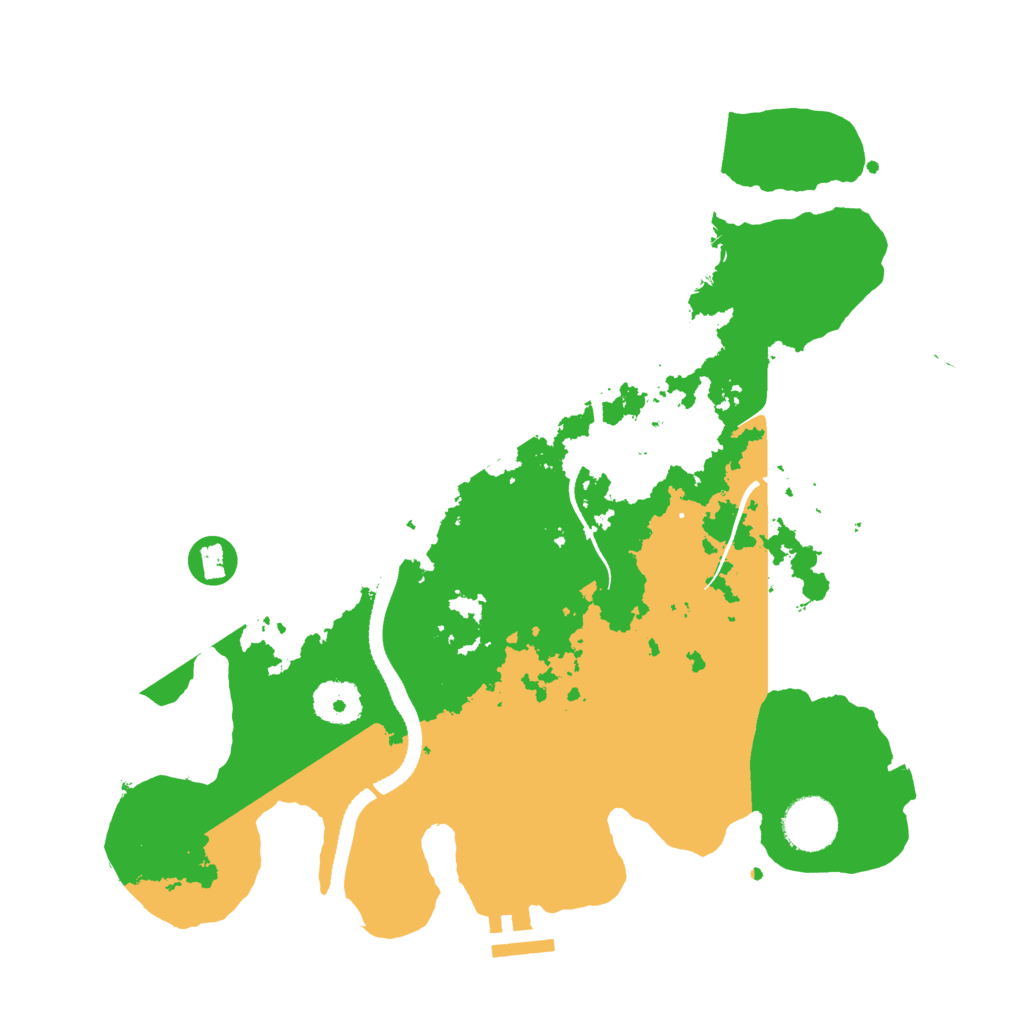 Biome Rust Map: Procedural Map, Size: 3300, Seed: 1026661963