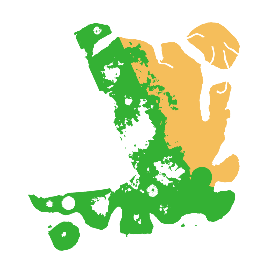 Biome Rust Map: Procedural Map, Size: 3500, Seed: 72030665