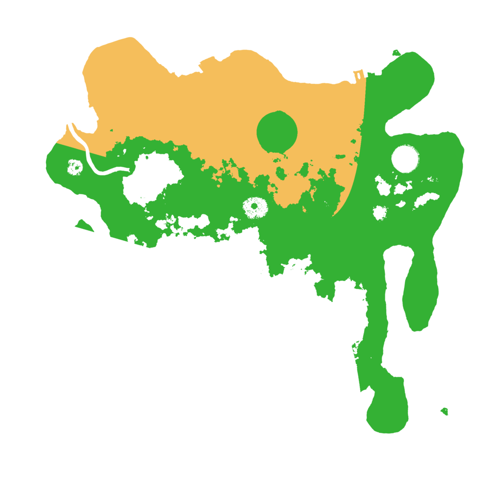 Biome Rust Map: Procedural Map, Size: 3250, Seed: 6377