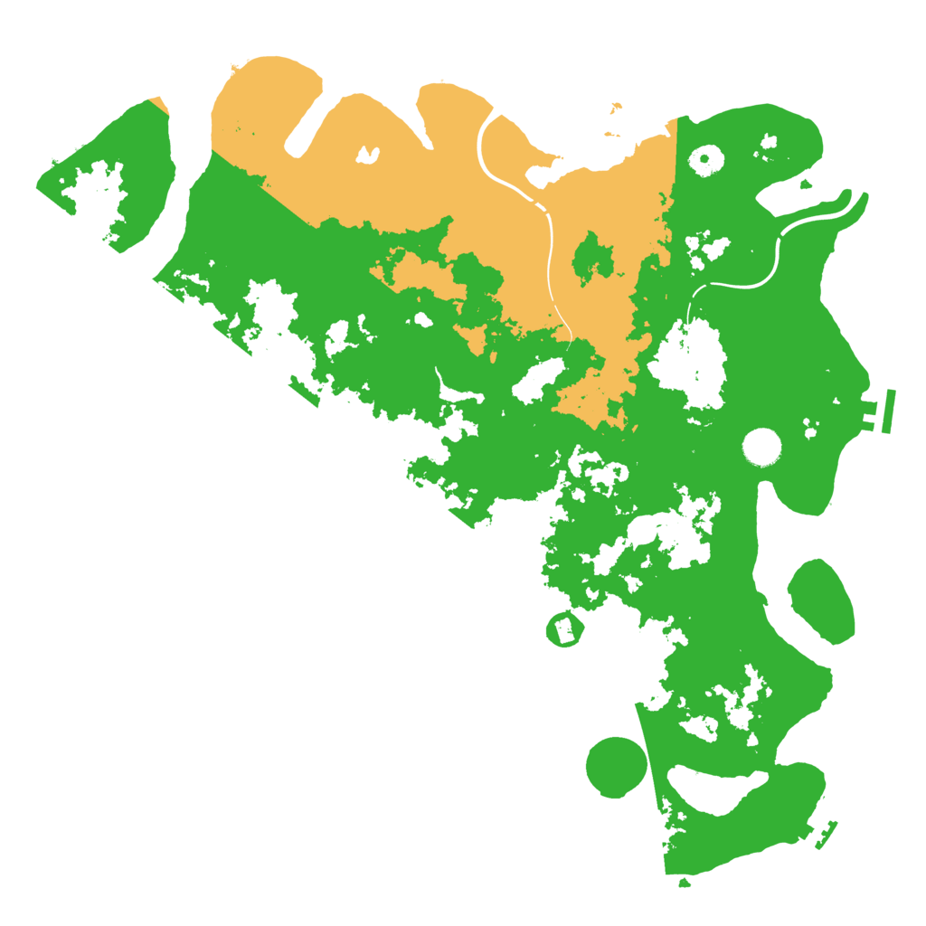 Biome Rust Map: Procedural Map, Size: 4250, Seed: 837816926