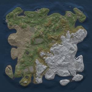 Thumbnail Rust Map: Procedural Map, Size: 4250, Seed: 1616711744, 18 Monuments