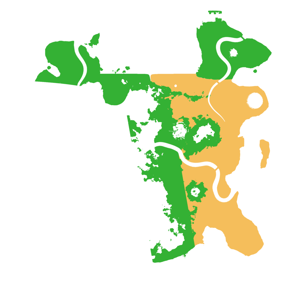 Biome Rust Map: Procedural Map, Size: 3300, Seed: 1543244714