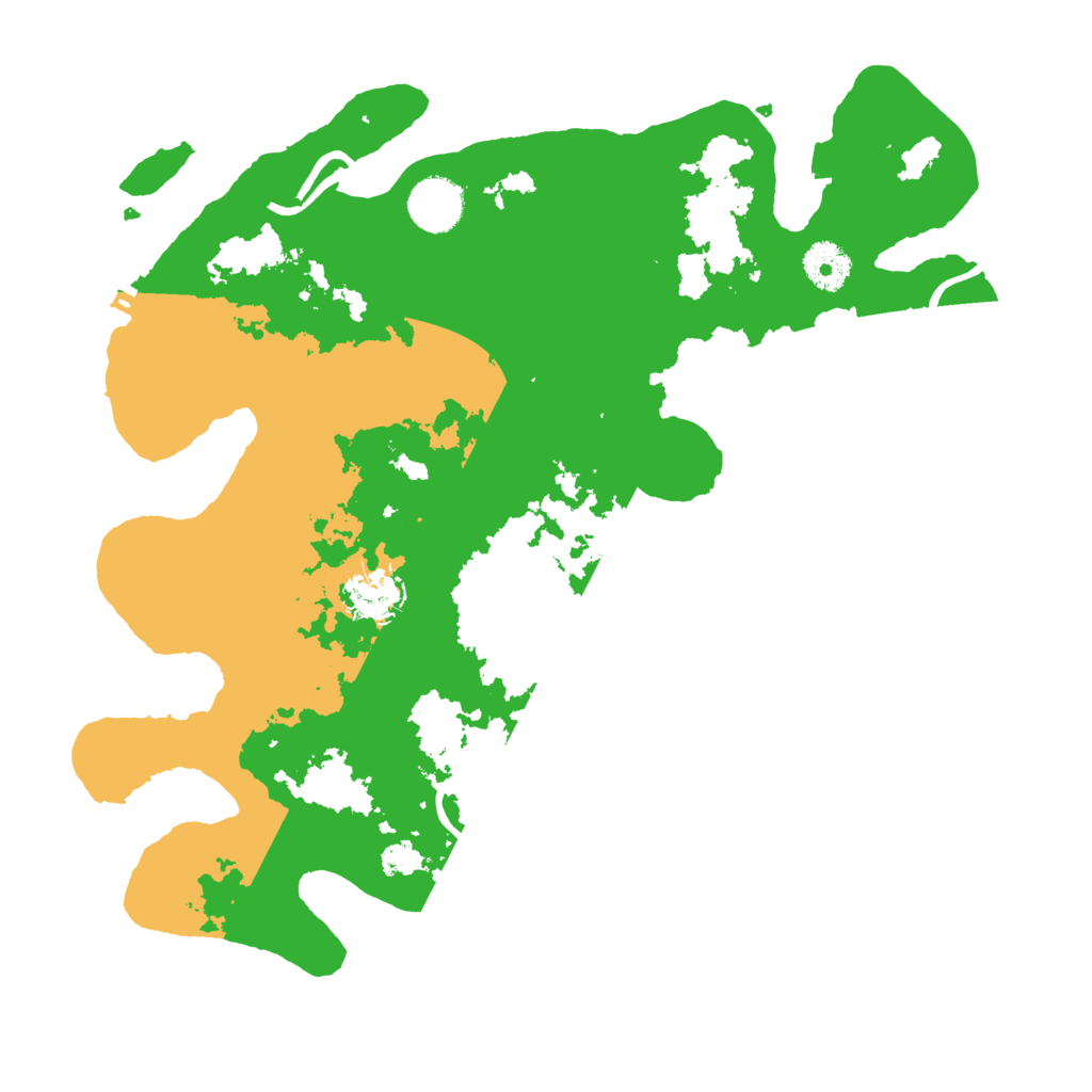 Biome Rust Map: Procedural Map, Size: 3500, Seed: 32323123