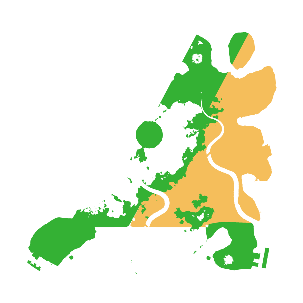 Biome Rust Map: Procedural Map, Size: 3000, Seed: 776584981