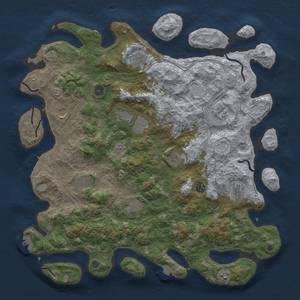 Thumbnail Rust Map: Procedural Map, Size: 4550, Seed: 49716901, 19 Monuments