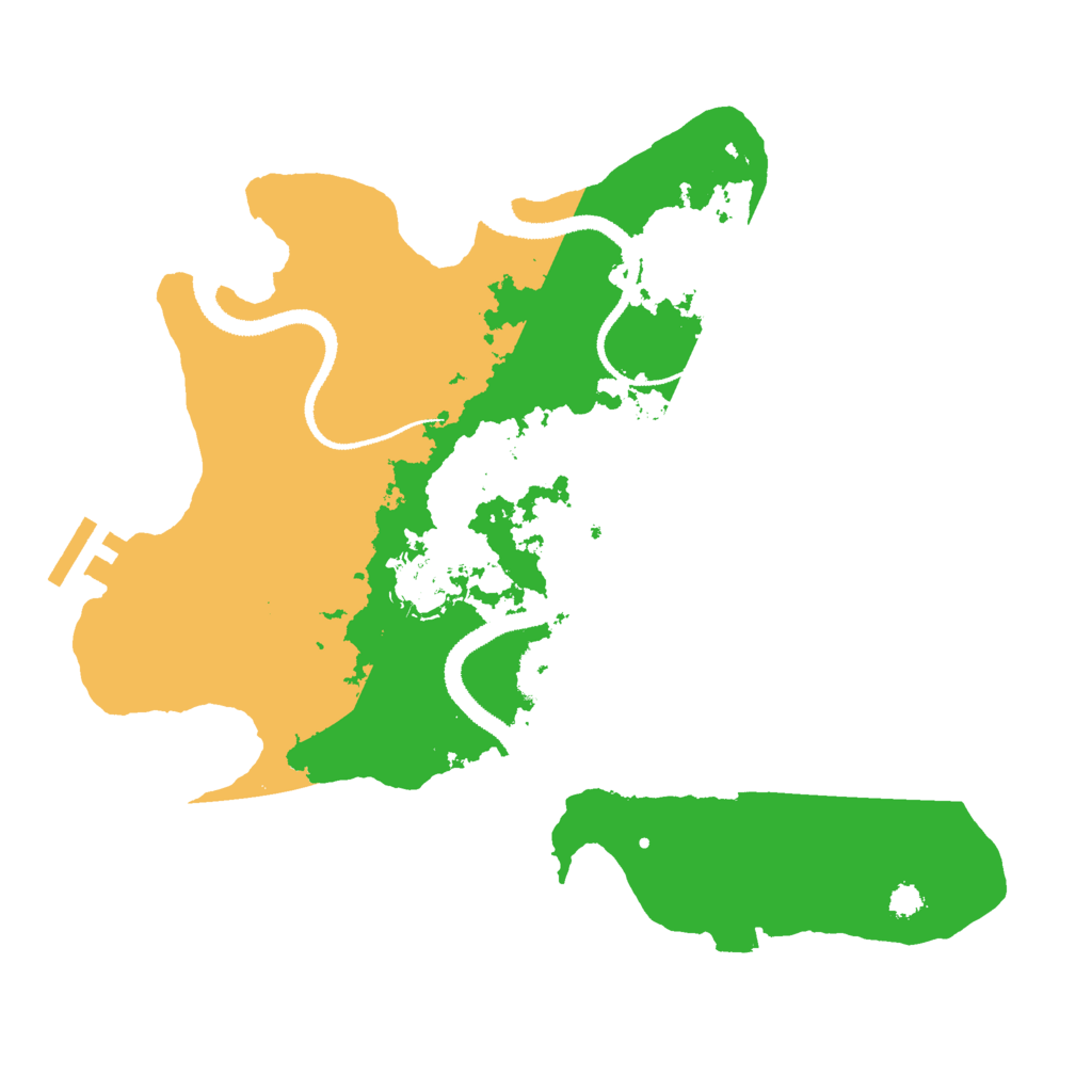 Biome Rust Map: Procedural Map, Size: 3000, Seed: 465