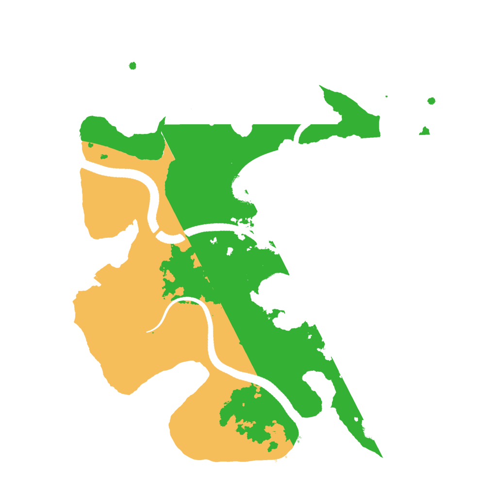 Biome Rust Map: Procedural Map, Size: 2700, Seed: 246810